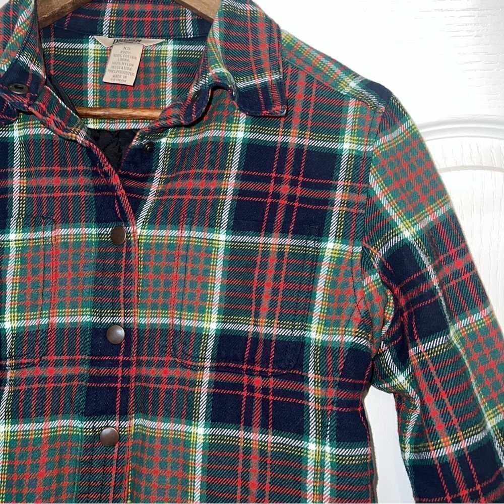 Duluth Trading Company Flapjack Plaid Flannel lined jacket - Picture 3 of 10